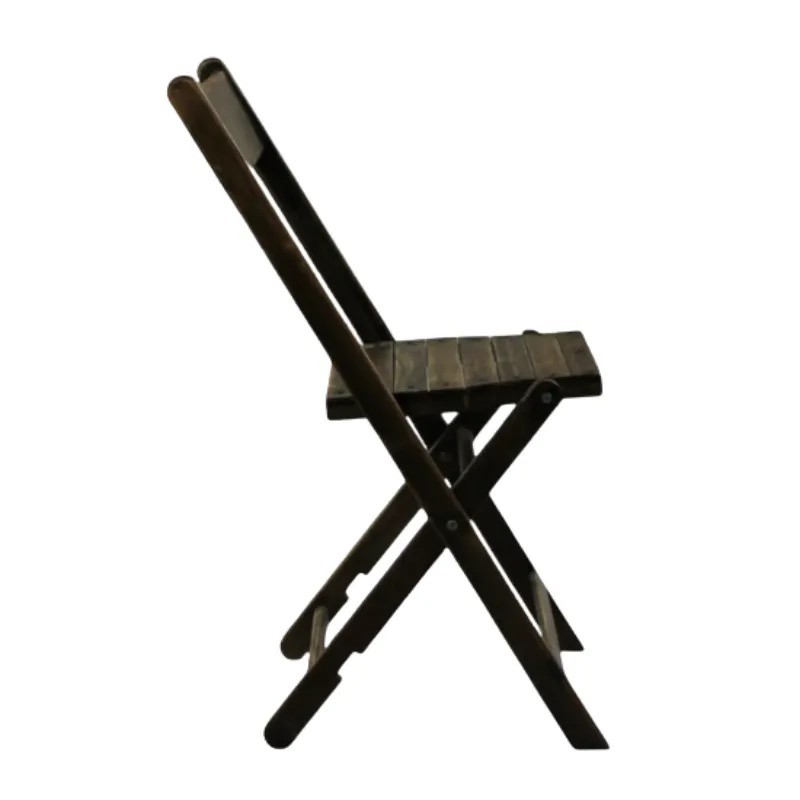 Silla Fiesta Nogal Plegable de Madera | Mobiliario Exterior