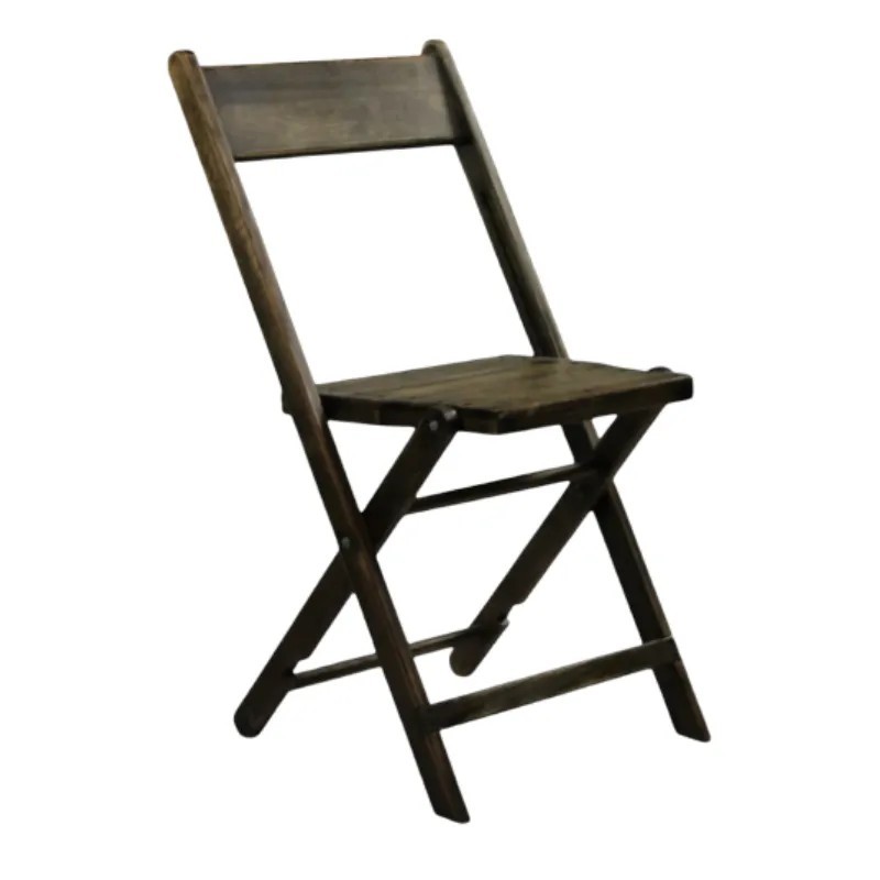 Silla Fiesta Nogal Plegable de Madera | Mobiliario Exterior
