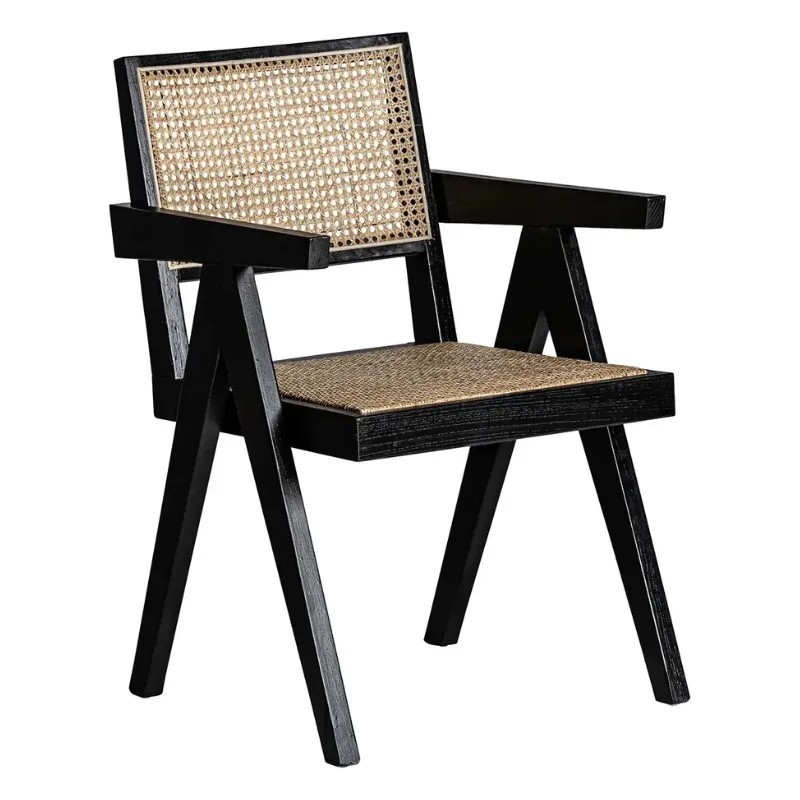Silla Nórdika de Madera y Ratán | Mobiliario Hostelería 2