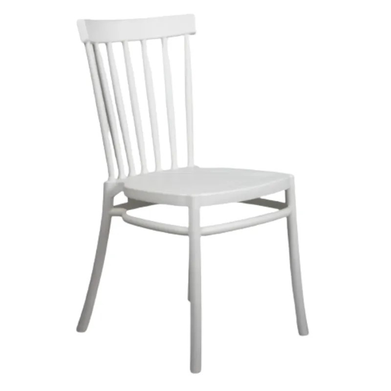 Silla Windsor Blanca de Polipropileno | Mobiliario Exterior