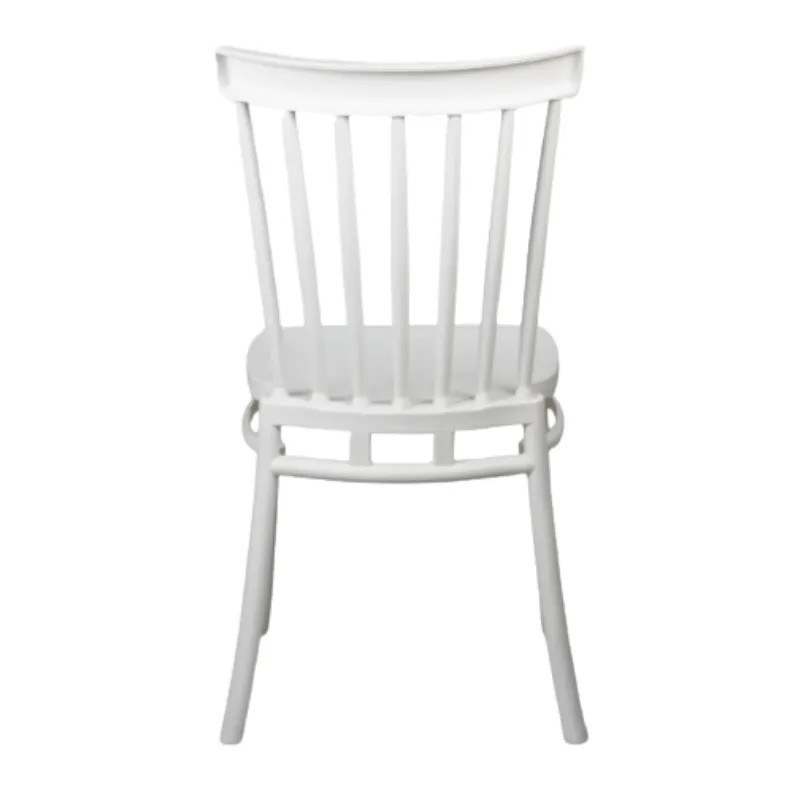 Silla Windsor Blanca de Polipropileno | Mobiliario Exterior