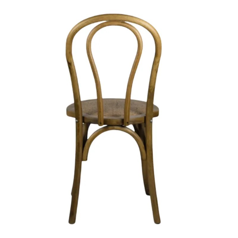 Silla Thonet de Madera y Ratán Apilable | Mobiliario Hostelería