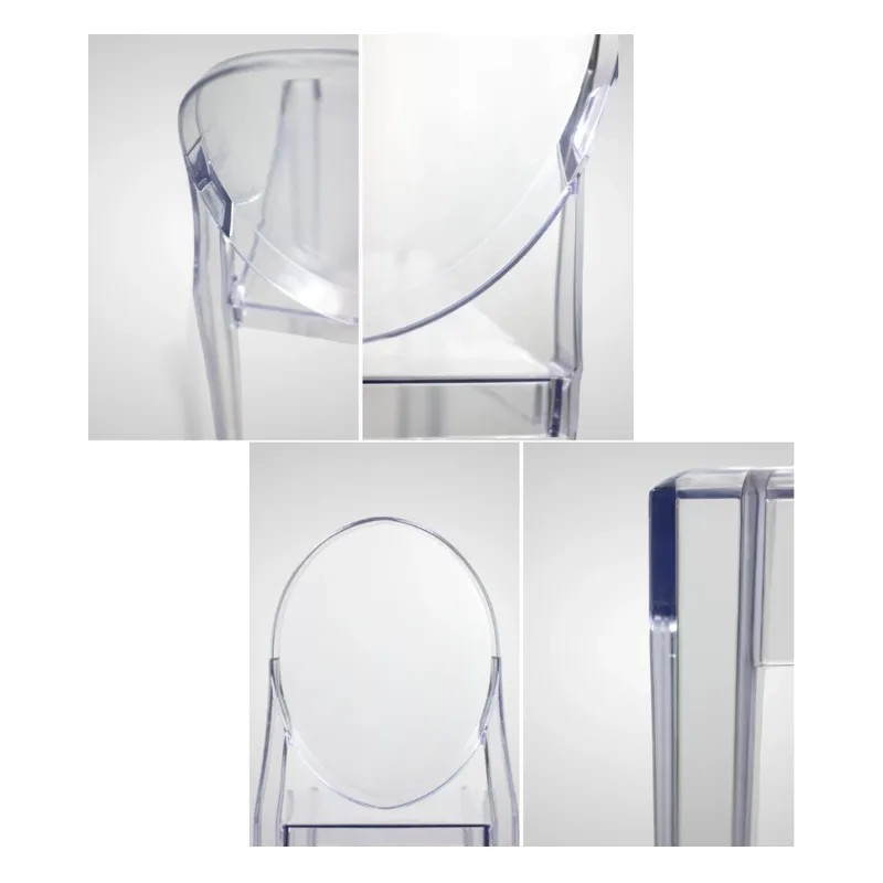 Silla Ghost Transparente Apilable | Mobiliario Hostelería
