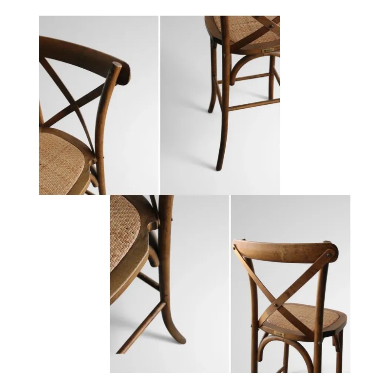 Taburete crossback madera haya | Taburete hostelería