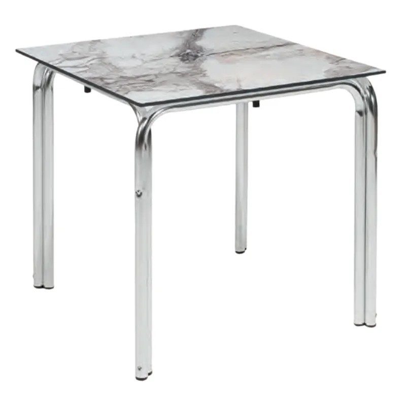 Mesa Apilable Pata Doble Exterior | Mobiliario Hostelería