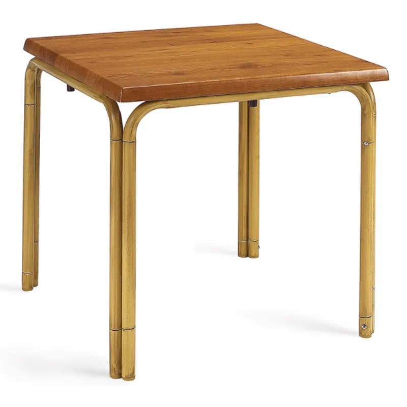 Mesa Apilable Exterior Deco Bambú | Mobiliario Hostelería
