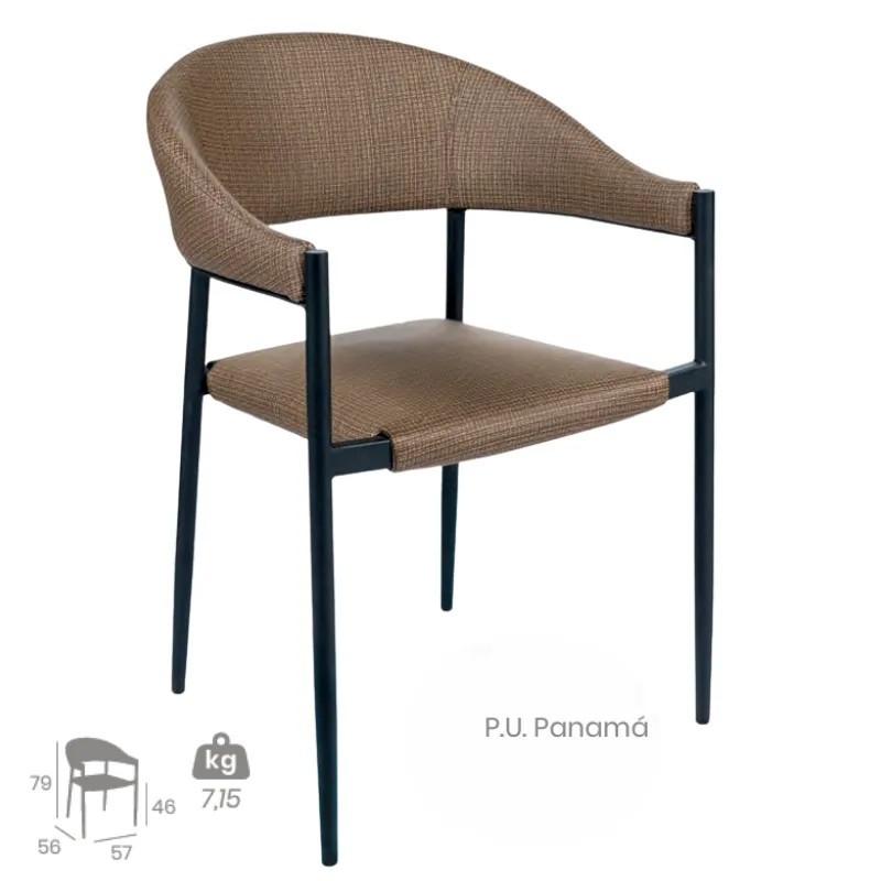 Sillón Nara Tapizado | Mobiliario Hostelería