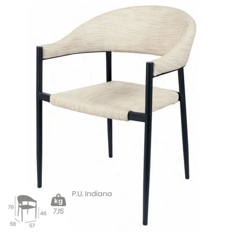 Sillón Nara Tapizado | Mobiliario Hostelería