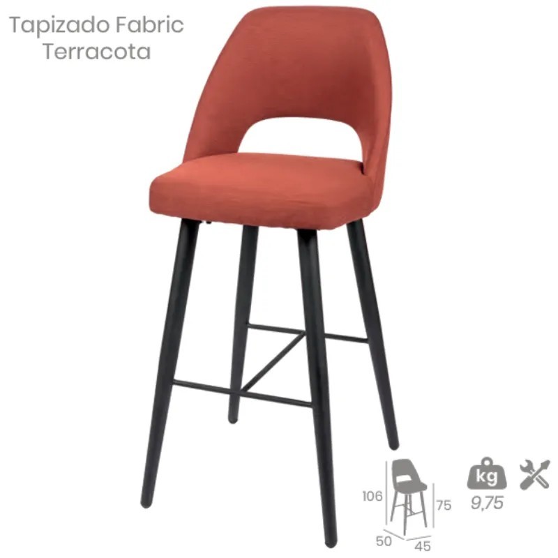 Taburete Arona Fabric | Banqueta Tapizada Para Hostelería