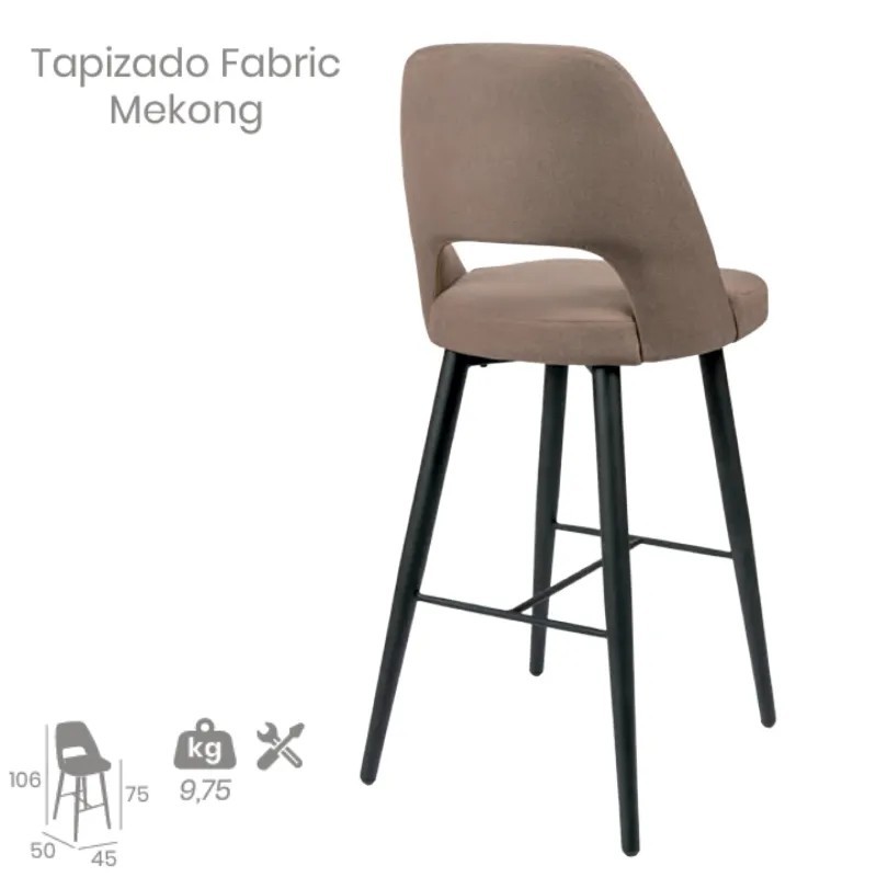 Taburete Arona Fabric | Banqueta Tapizada Para Hostelería