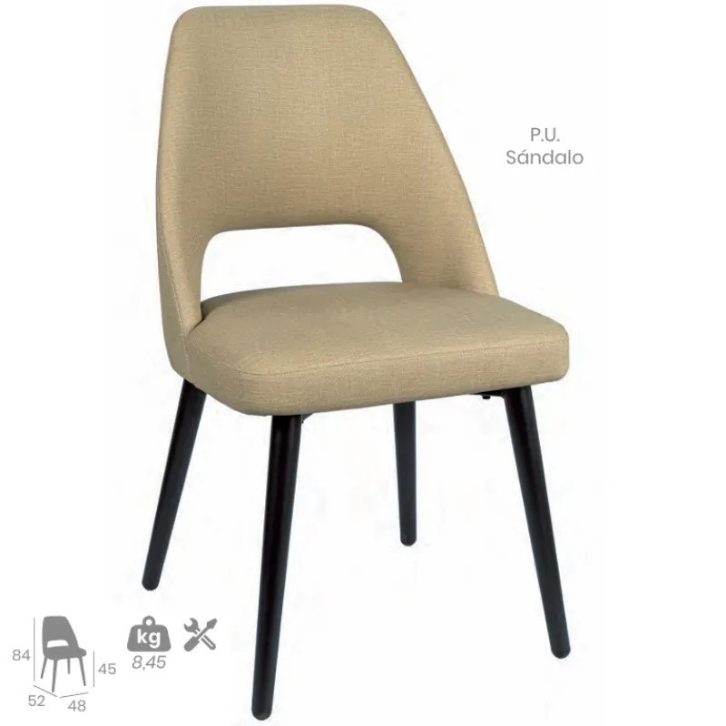 Silla Arona P.U. | Silla Tapizada Para Hostelería