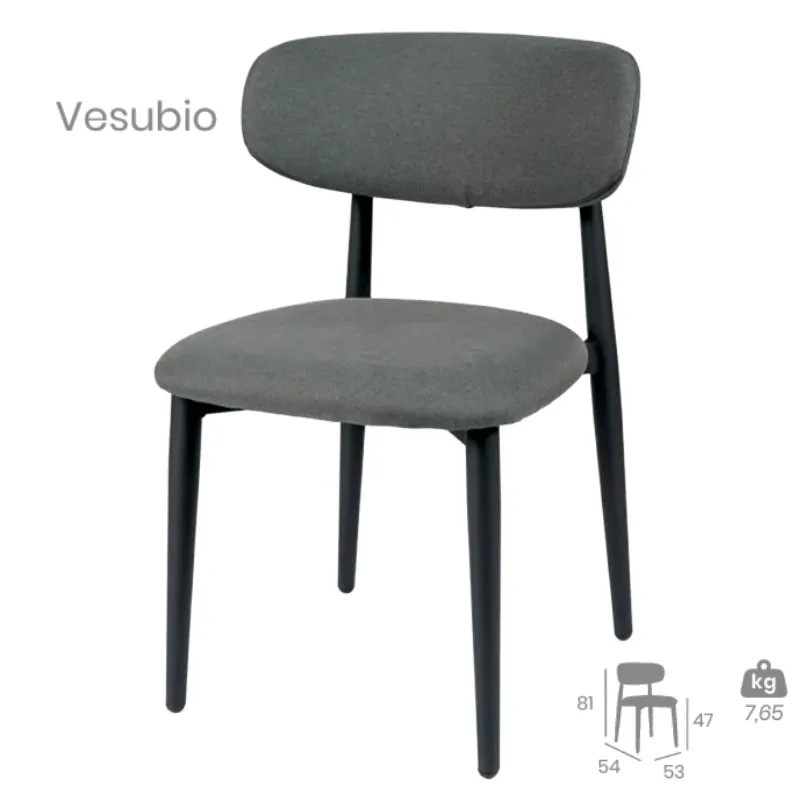 Silla Lírica Tapizada | Diseño Moderno Para Hostelería