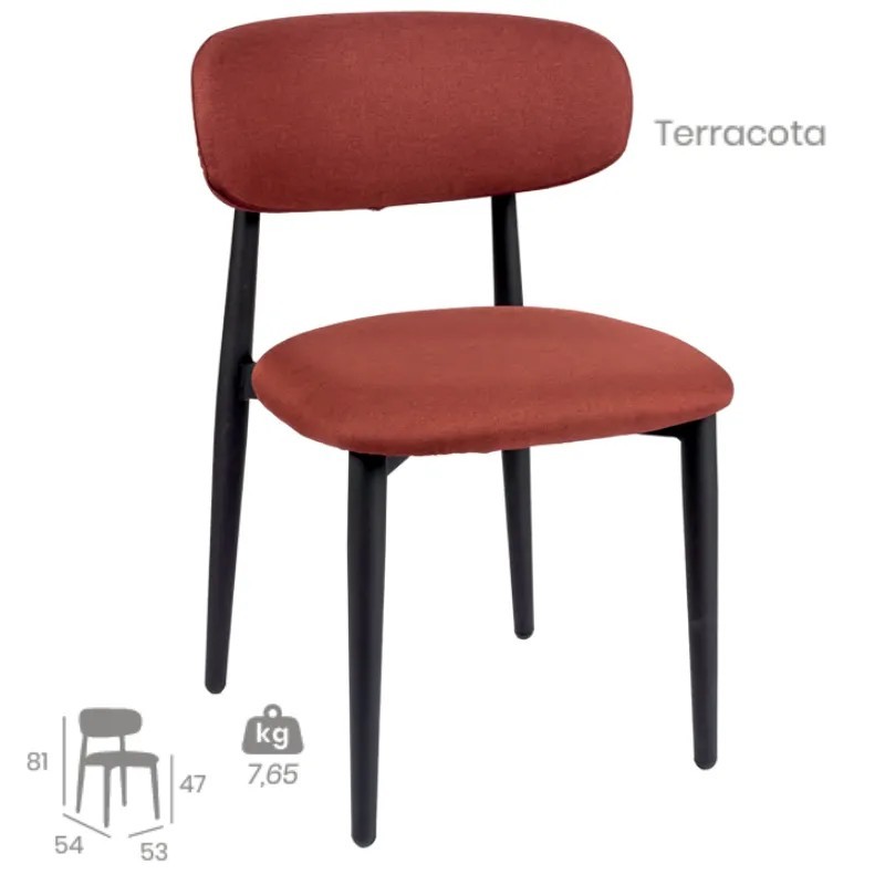 Silla Lírica Tapizada | Diseño Moderno Para Hostelería