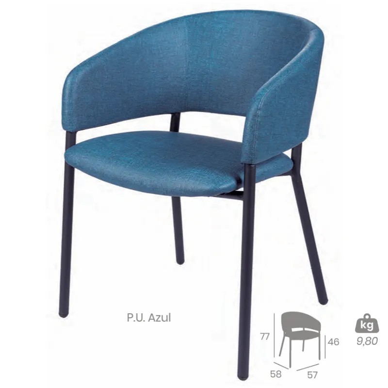 Sillón Alsacia Tapizado | Elegancia Y Confort Para Hostelería