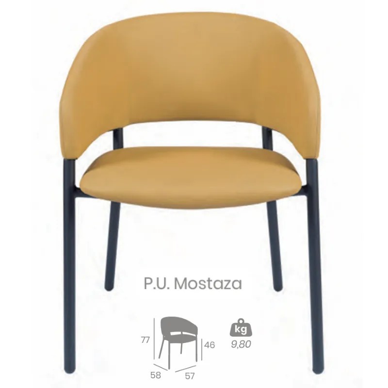 Sillón Alsacia Tapizado | Elegancia Y Confort Para Hostelería