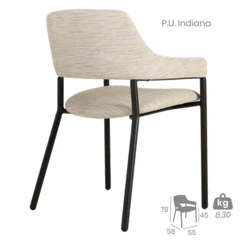 Sillón Estocolmo Tapizado | Diseño Nórdico Para Hostelería