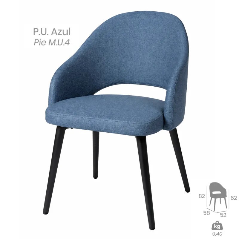 Sillón Cremona Tapizado | Mobiliario De Hostelería