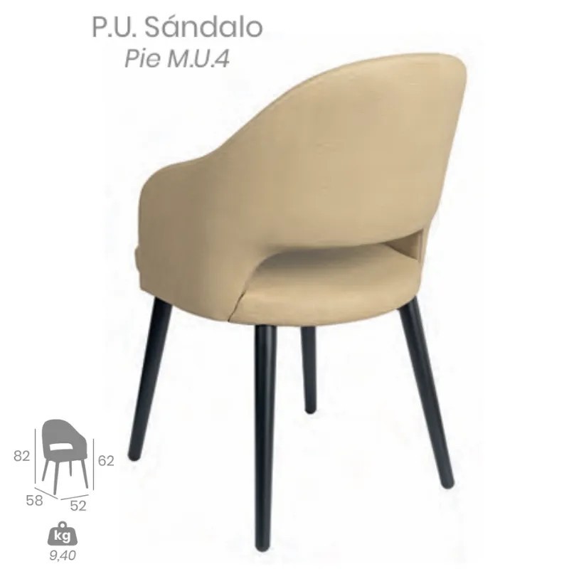 Sillón Cremona Tapizado | Mobiliario De Hostelería