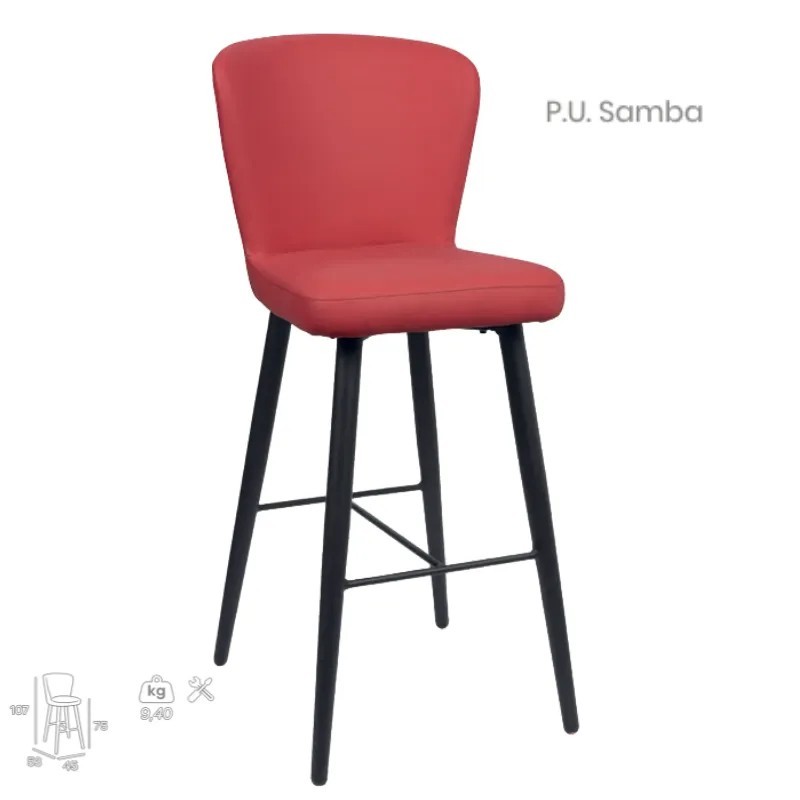 Taburete Véneto | Banqueta Tapizada para Hostelería 2