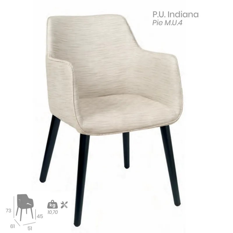 Sillón Davos M.U.4 | Sillón Tapizado Hostelería