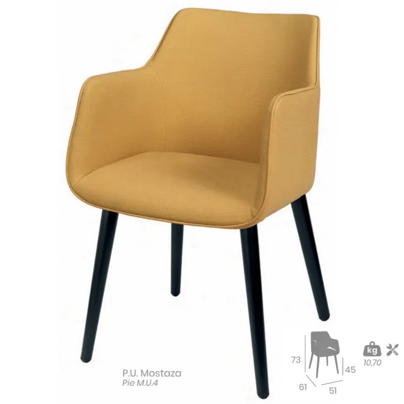 Sillón Davos M.U.4 | Sillón Tapizado Hostelería