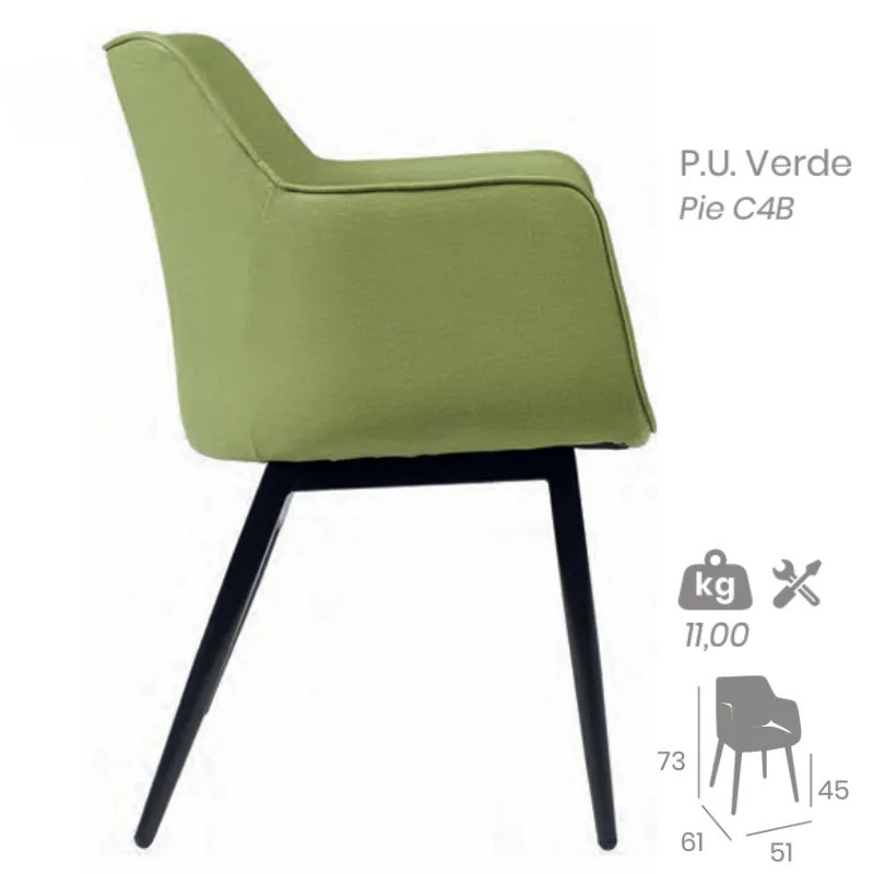 Sillón Davos C-4 | Sillón Tapizado Hostelería