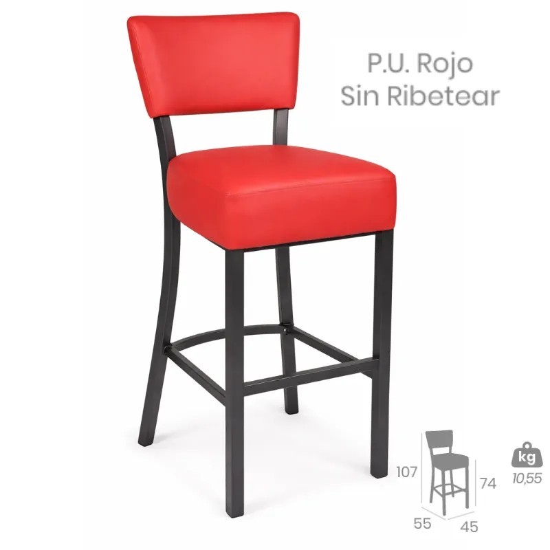 Taburete Bohemia | Banqueta Tapizada para Hostelería