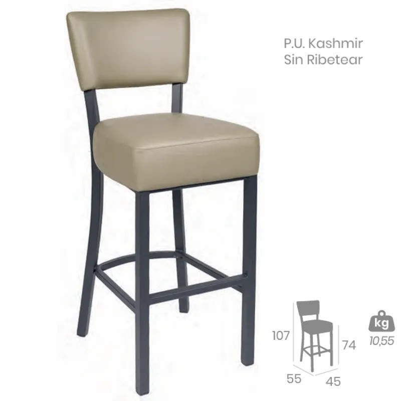 Taburete Bohemia | Banqueta Tapizada para Hostelería