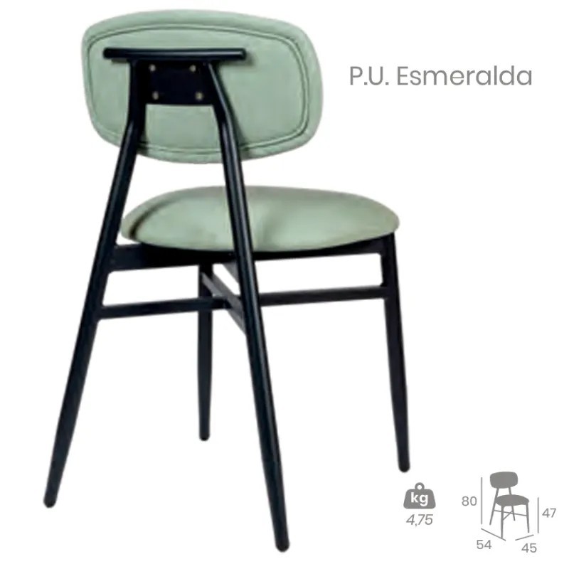 Silla Brooklyn Tapizada | Mobiliario de Hostelería