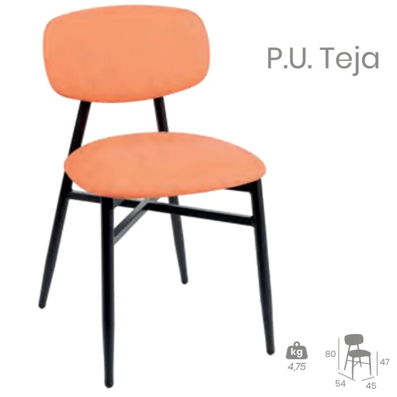 Silla Brooklyn Tapizada | Mobiliario de Hostelería