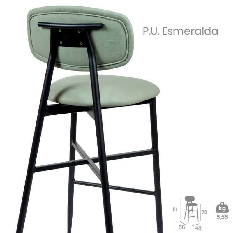 Taburete Brooklyn Tapizado | Banqueta Hostelería