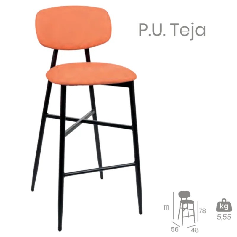 Taburete Brooklyn Tapizado | Banqueta Hostelería