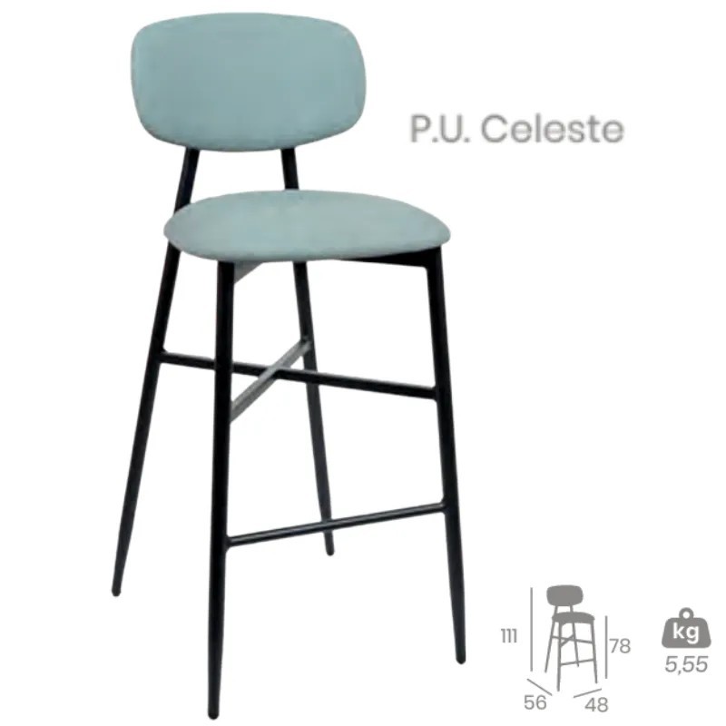 Taburete Brooklyn Tapizado | Banqueta Hostelería