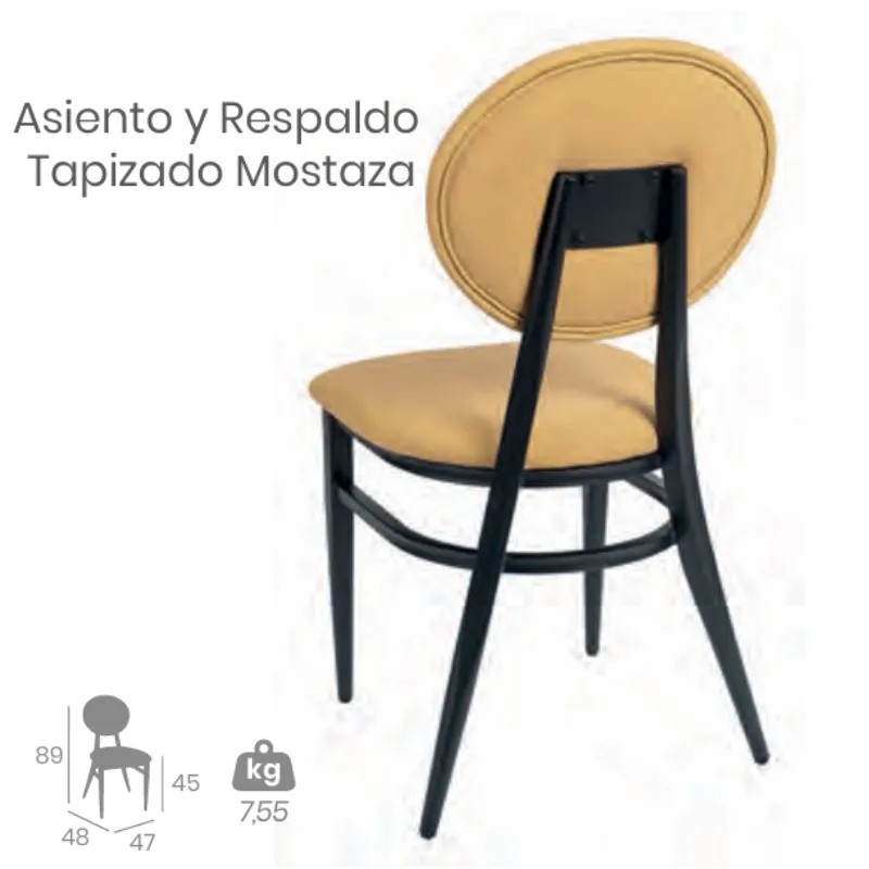 Silla Minnesota Tapizada | Diseño Moderno para Hostelería