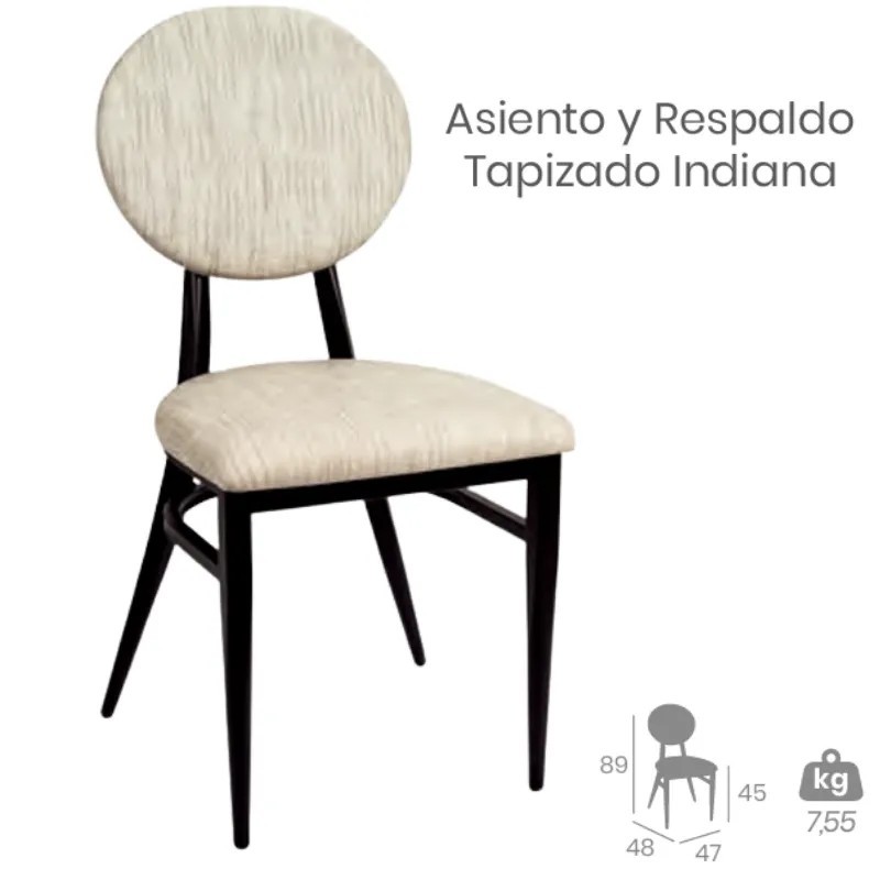 Silla Minnesota Tapizada | Diseño Moderno para Hostelería