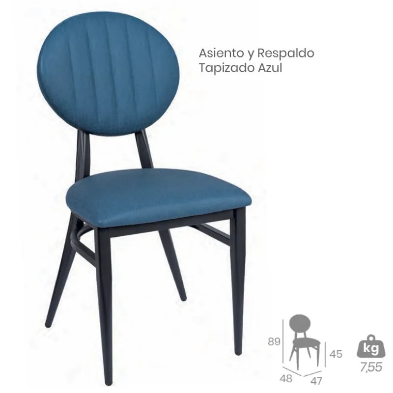 Silla Minnesota Tapizada | Diseño Moderno para Hostelería