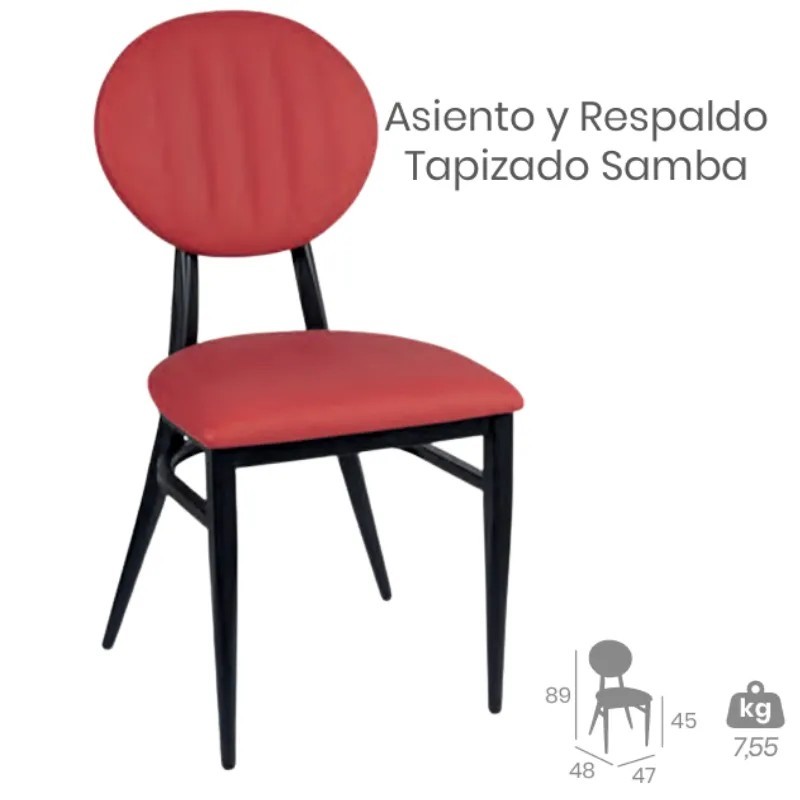 Silla Minnesota Tapizada | Diseño Moderno para Hostelería