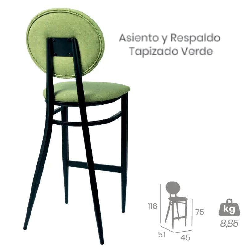Taburete Minnesota | Banqueta Tapizada para Hostelería