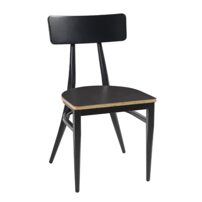 Silla Montana Respaldo Acero | Personalizable para Hostelería