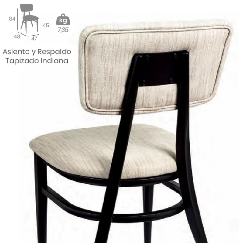 Silla Montana Respaldo Tapizado | Confort y Diseño