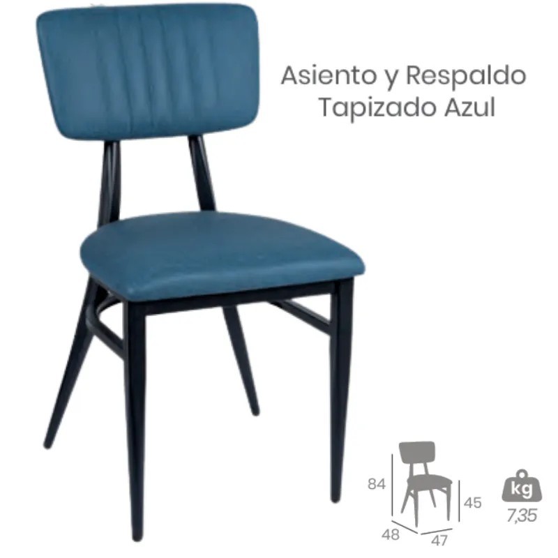 Silla Montana Respaldo Tapizado | Confort y Diseño