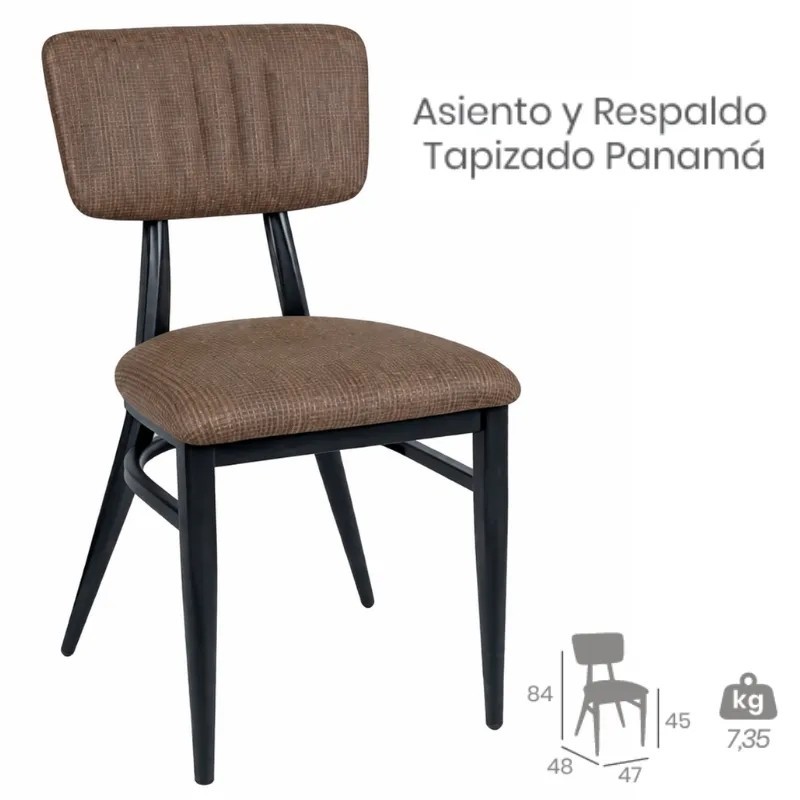 Silla Montana Respaldo Tapizado | Confort y Diseño