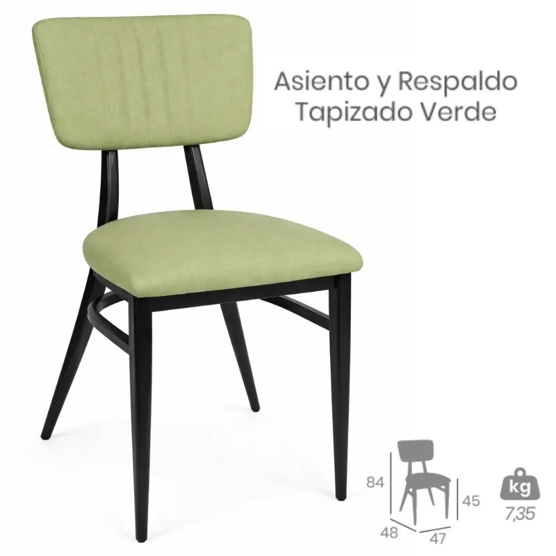 Silla Montana Respaldo Tapizado | Confort y Diseño