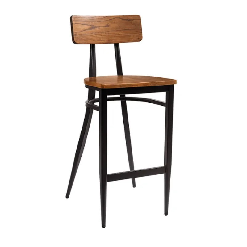 Taburete Montana Respaldo Madera | Banqueta para Hostelería