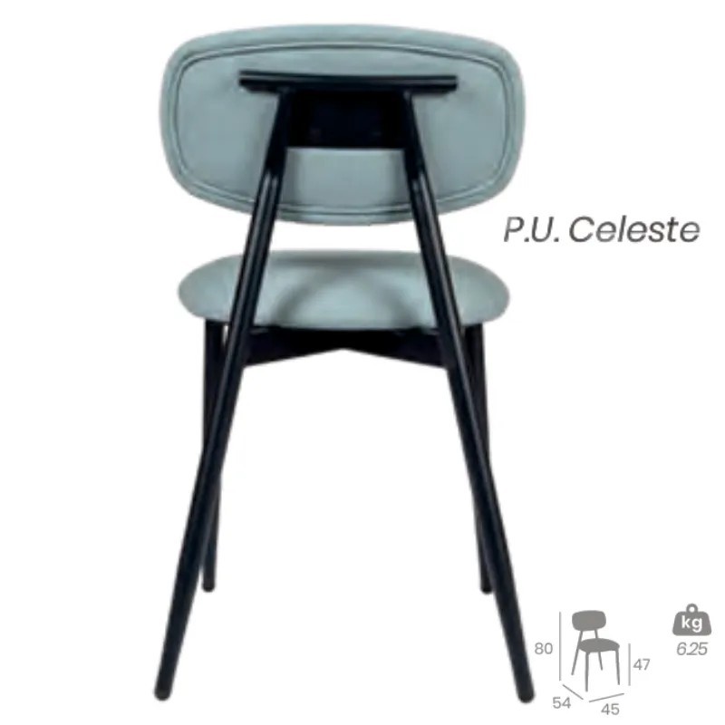 Silla Dallas Respaldo Tapizado | Silla para Hostelería