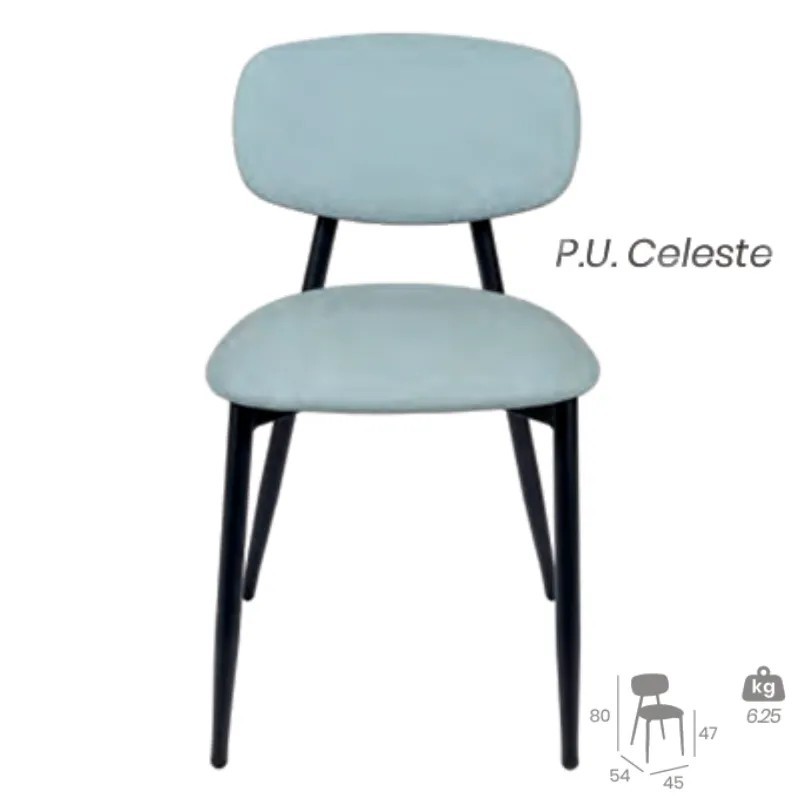 Silla Dallas Respaldo Tapizado | Silla para Hostelería