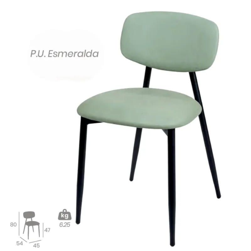Silla Dallas Respaldo Tapizado | Silla para Hostelería