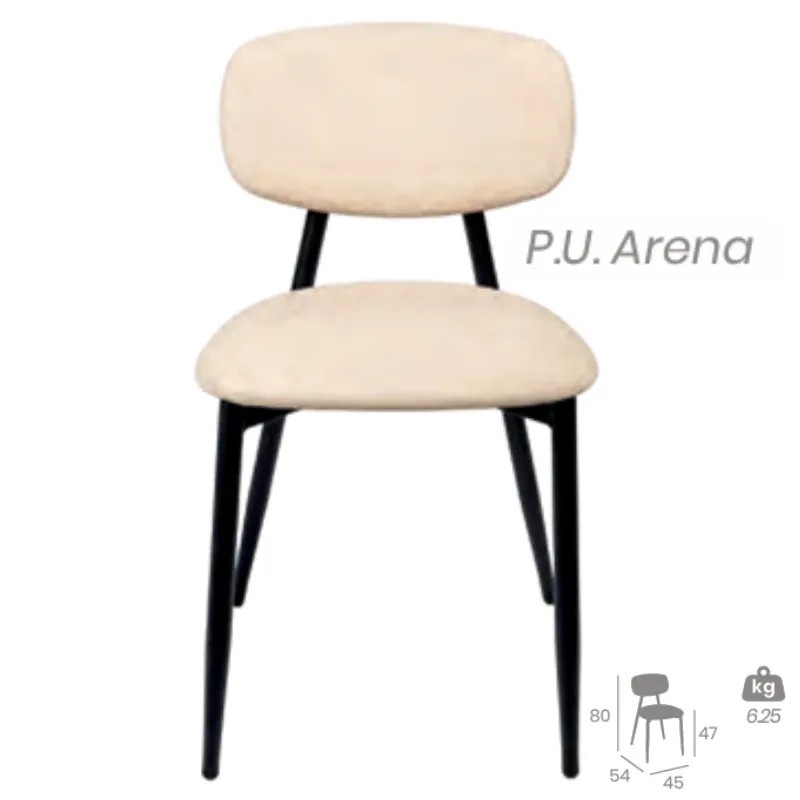 Silla Dallas Respaldo Tapizado | Silla para Hostelería