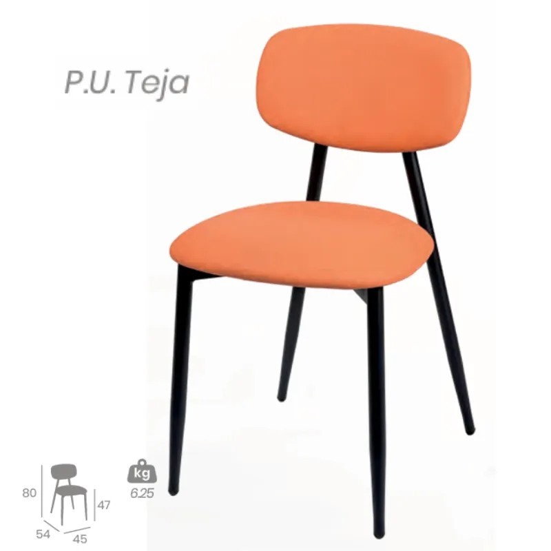 Silla Dallas Respaldo Tapizado | Silla para Hostelería