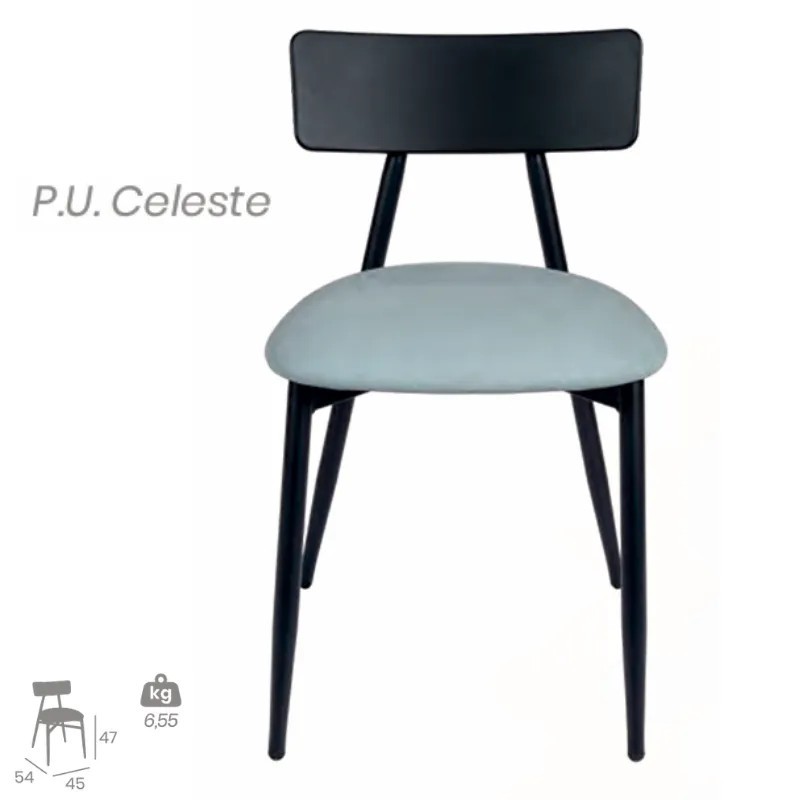 Silla Dallas Respaldo Acero | Silla Personalizable Hostelería